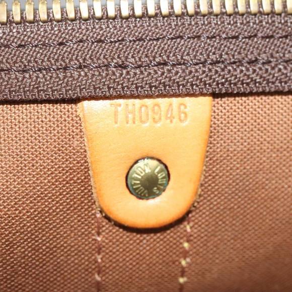 LOUIS VUITTON Monogram Keepall Bandouliere 60 Boston Bag M41412 LV Auth 101205 - Picture 12 of 16